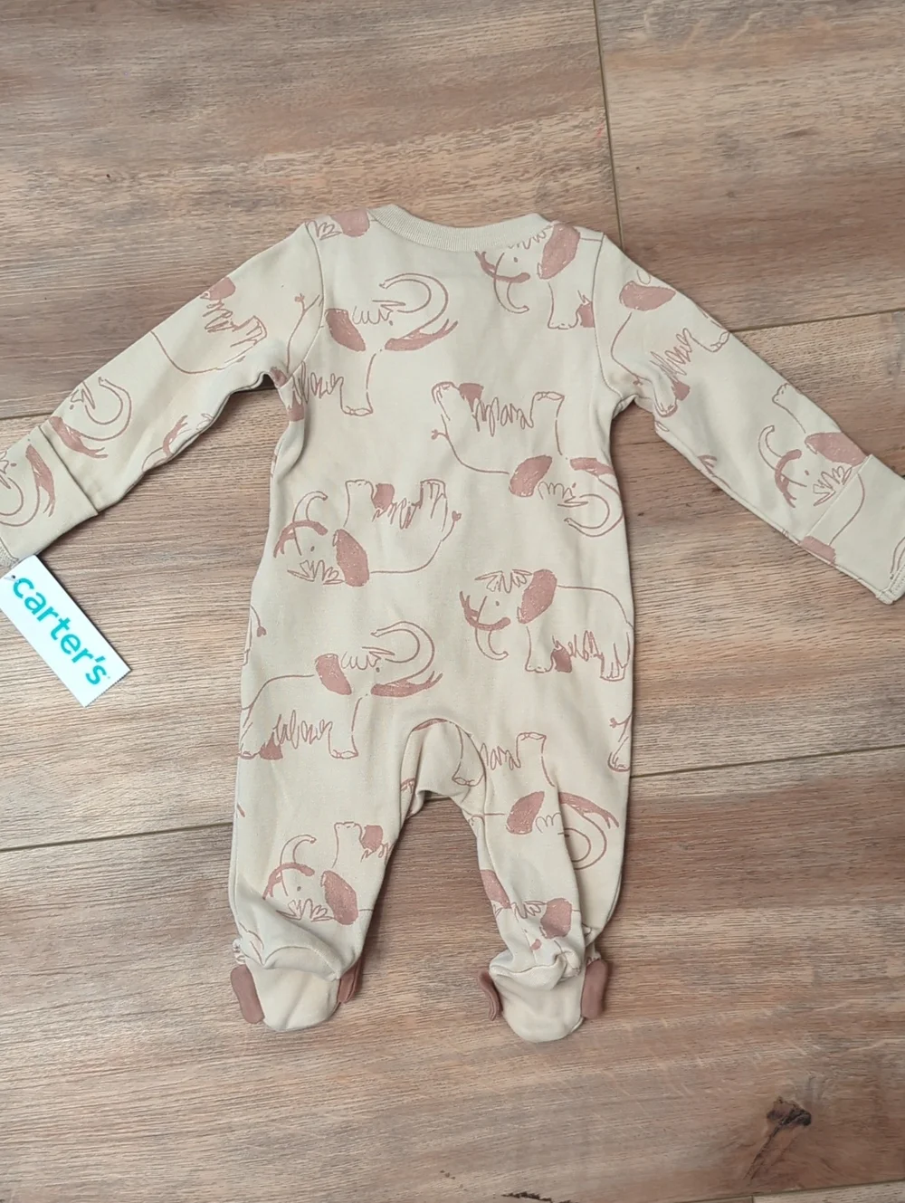 NWT Carter's Puppy Dog Zip Footies, NB